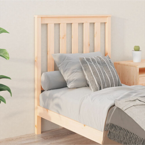 Berkfield Bed Headboard 81x6x101 cm Solid Wood Pine 2
