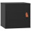 Berkfield Wall Cabinets 2 pcs Black 31.5x30x30 cm Solid Wood Pine 7