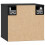 Berkfield Wall Cabinets 2 pcs Black 31.5x30x30 cm Solid Wood Pine 9