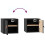 Berkfield Wall Cabinets 2 pcs Black 31.5x30x30 cm Solid Wood Pine 10