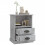 Berkfield Bedside Cabinet Concrete Grey 43x36x60 cm 5