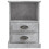 Berkfield Bedside Cabinet Concrete Grey 43x36x60 cm 6