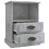 Berkfield Bedside Cabinet Concrete Grey 43x36x60 cm 7
