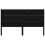 Berkfield Headboard Black 126x4x100 cm Solid Wood Pine 3