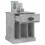 Berkfield Bedside Cabinets 2 pcs Concrete Grey 43x36x50 cm 5