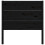 Berkfield Headboard Black 96x4x100 cm Solid Wood Pine 4