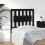 Berkfield Bed Headboard Black 80.5x4x100 cm Solid Wood Pine 4