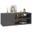Berkfield Wall Cabinet Grey 80x30x30 cm Solid Wood Pine 4