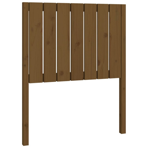 Berkfield Bed Headboard Honey Brown 80.5x4x100 cm Solid Wood Pine 1