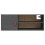 Berkfield Wall Cabinet Grey 80x30x30 cm Solid Wood Pine 6