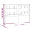 Berkfield Bed Headboard White 145.5x4x100 cm Solid Wood Pine 6