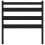 Berkfield Bed Headboard Black 106x4x100 cm Solid Wood Pine 4