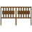 Berkfield Bed Headboard Honey Brown 155.5x4x100 cm Solid Wood Pine 3
