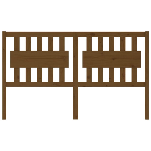 Berkfield Bed Headboard Honey Brown 155.5x4x100 cm Solid Wood Pine 2