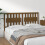 Berkfield Bed Headboard Honey Brown 155.5x4x100 cm Solid Wood Pine 4