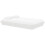 819903 Berkfield Bed Frame without Mattress White Solid Wood 120x200 cm 3