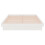 819903 Berkfield Bed Frame without Mattress White Solid Wood 120x200 cm 5