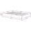 819903 Berkfield Bed Frame without Mattress White Solid Wood 120x200 cm 10
