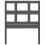 Berkfield Bed Headboard Grey 80.5x4x100 cm Solid Wood Pine 4