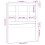 Berkfield Bed Headboard Grey 80.5x4x100 cm Solid Wood Pine 6