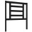 Berkfield Bed Headboard Black 81x4x100 cm Solid Wood Pine 2
