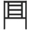 Berkfield Bed Headboard Black 81x4x100 cm Solid Wood Pine 3