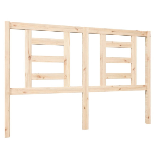 Berkfield Bed Headboard 146x4x100 cm Solid Wood Pine 1