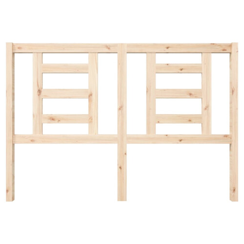 Berkfield Bed Headboard 146x4x100 cm Solid Wood Pine 2