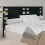 Berkfield Headboard Black 206x4x100 cm Solid Wood Pine 4