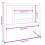 Berkfield Bed Headboard Grey 106x4x100 cm Solid Wood Pine 6