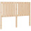 Berkfield Bed Headboard 125.5x4x100 cm Solid Wood Pine 2