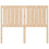 Berkfield Bed Headboard 125.5x4x100 cm Solid Wood Pine 4