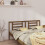 Berkfield Bed Headboard Honey Brown 186x4x100 cm Solid Pine Wood 4