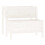 Berkfield Planter White 84.5x84x75 cm Solid Wood Pine 2