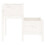 Berkfield Planter White 84.5x84x75 cm Solid Wood Pine 5