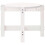Berkfield Coffee Table White 87x48x35 cm Solid Wood Pine 6