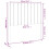 Berkfield Bed Headboard Black 95.5x4x100 cm Solid Wood Pine 6