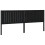 Berkfield Bed Headboard Black 205.5x4x100 cm Solid Wood Pine 2