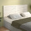 Berkfield Bed Headboard White 126x4x100 cm Solid Wood Pine 4