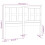 Berkfield Bed Headboard Black 145.5x4x100 cm Solid Wood Pine 6