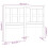 Berkfield Bed Headboard Grey 185.5x4x100 cm Solid Wood Pine 6
