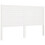Berkfield Bed Headboard White 186x4x100 cm Solid Wood Pine 2