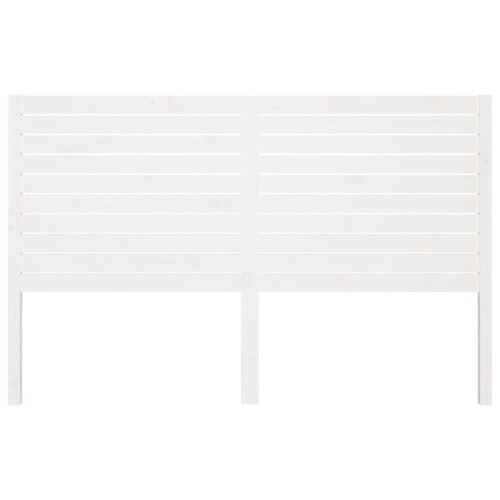 Berkfield Bed Headboard White 186x4x100 cm Solid Wood Pine 2