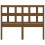 Berkfield Bed Headboard Honey Brown 185.5x4x100 cm Solid Wood Pine 4