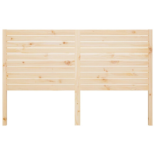 Berkfield Bed Headboard 206x4x100 cm Solid Wood Pine 2