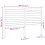 Berkfield Bed Headboard White 186x4x100 cm Solid Wood Pine 6
