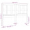 Berkfield Bed Headboard Honey Brown 185.5x4x100 cm Solid Wood Pine 6