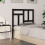 Berkfield Bed Headboard Black 95.5x4x100 cm Solid Wood Pine 4
