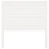 Berkfield Bed Headboard White 81x4x100 cm Solid Wood Pine 3