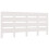 Berkfield Headboard White 160x3x80 cm Solid Wood Pine 2